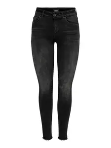 ONLY Džínsy  čierny denim