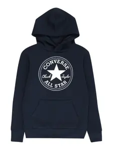 CONVERSE Mikina  námornícka modrá / biela