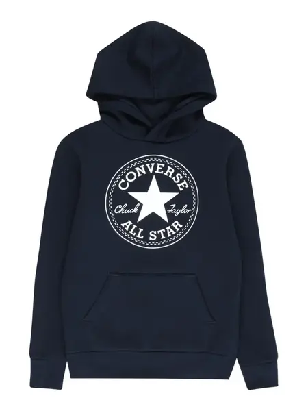 CONVERSE Mikina  námornícka modrá / biela