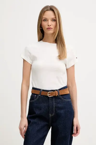 Tommy Hilfiger basic tričko dámske bavlnené