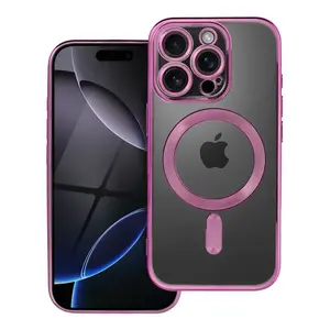 Electro Mag Cover s MagSafe, iPhone 16 Pro, růžové