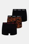 HUGO boxerky pánské bavlněné s elastanem TRIPLET DESIGN 3-pack