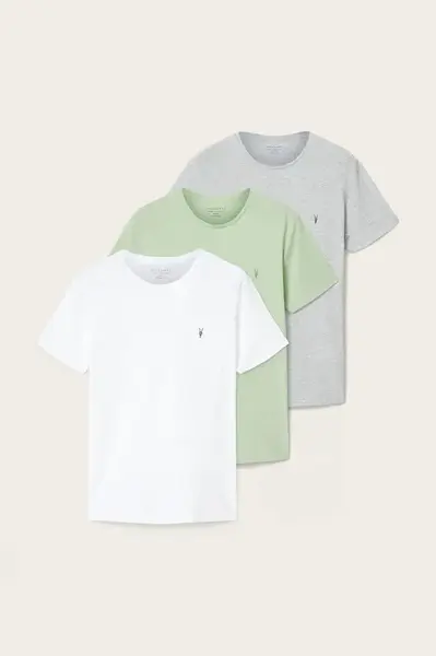 AllSaints tričko pánské bavlněné TONIC 3-pack