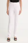 BOSS nohavice slim fit dámske s viskózou Tapria2