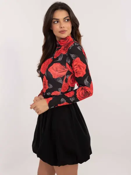 Dress-DHJ-SK-19959.35-black-red