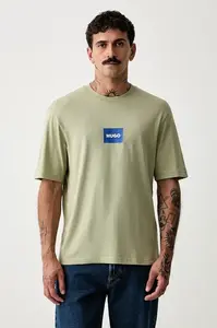 HUGO Blue tričko pánské bavlněné Nayonix