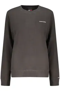 Dámská černá mikina bez kapuce Tommy Hilfiger