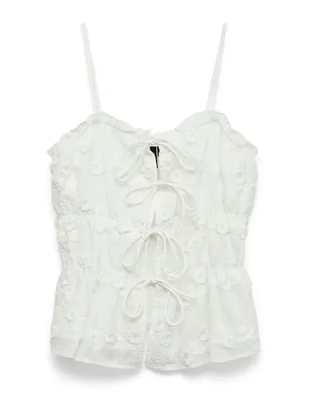 VERO MODA Top 'VMElisa'  biela