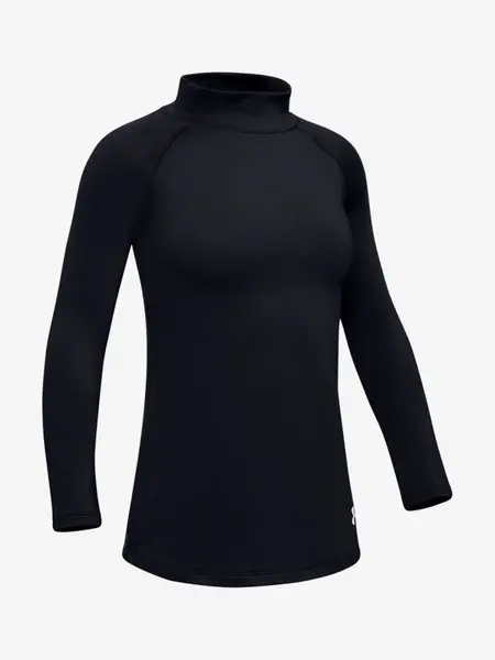 Under Armour Tričko Coldgear Ls Mock-Blk - Holky