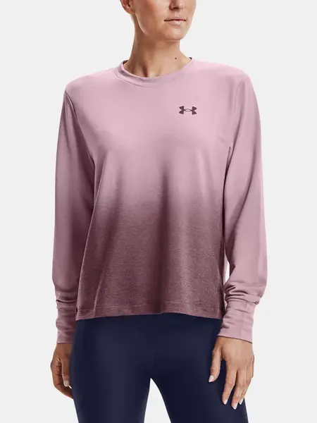 Under Armour Mikina Rival Terry Gradient Crew-PNK - Dámské