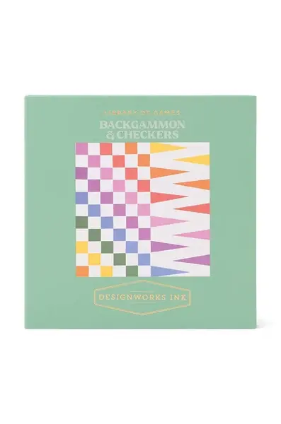 Desková hra Designworks Ink Checkers / Backgammon