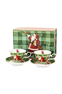 Inne Sada šálků a podšálků pro 2 osoby home & lifestyle 4-pack