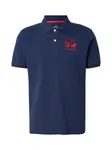 La Martina Tričko  tmavomodrá / červená