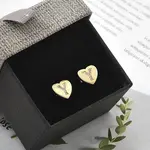Rack Plating Brass Micro Pave Clear Cubic Zirconia Stud Earrings