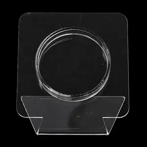 Clear Acrylic Slant Back Single Bracelet Bangle Display Stands