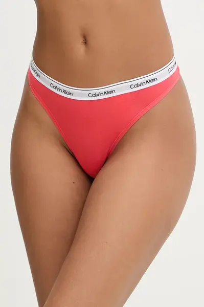 Calvin Klein Underwear tangá dámske bavlnené s elastanom