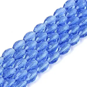 Transparent Glass Beads Strands