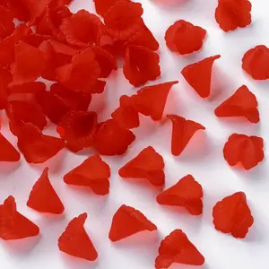 Transparent Acrylic Bead Caps