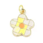 Brass Enamel Pendants