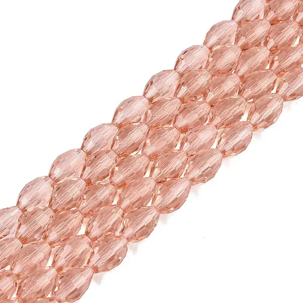 Transparent Glass Beads Strands
