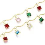 Brass Scalloped Bar Chains