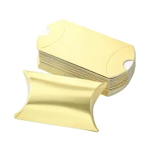 20Pcs Laser Cardboard Paper Pillow Candy Packing Boxes