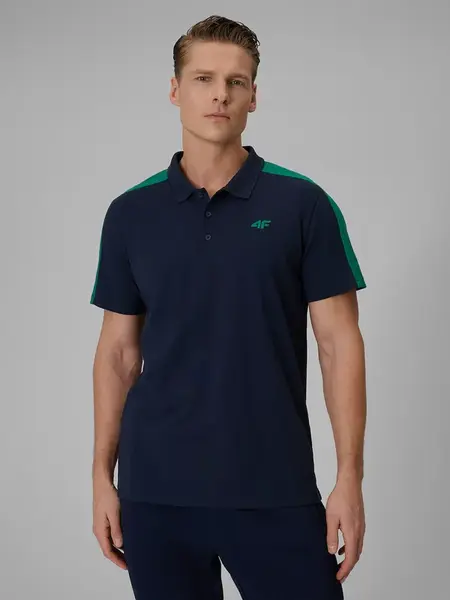 Pánské regular polo tričko 4f tmavě modrá m