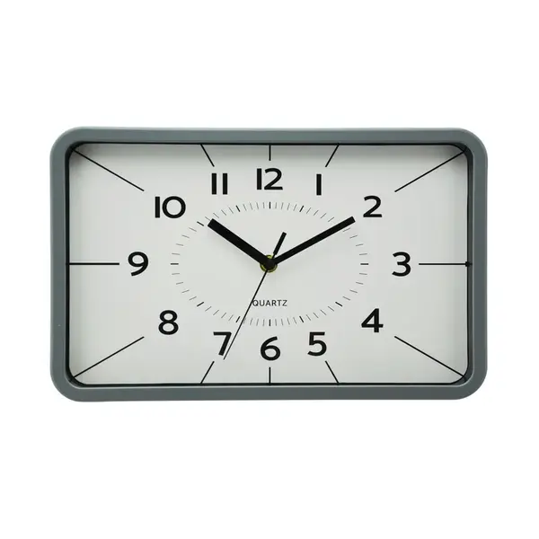 Ambia Home NÁSTĚNNÉ HODINY šedá 32,5/20,5 cm