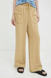 Mustang Nohavice Mustang Style Drawstring Wide Leg