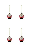 House Doctor  Sada vánočních ozdob  HDKlaw 7 x 5,5 cm 4-pack