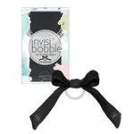 Spirálová gumička s mašlí Invisibobble Wrapstar Snake It Off - černá (IB-WS-10001) + dárek zdarma