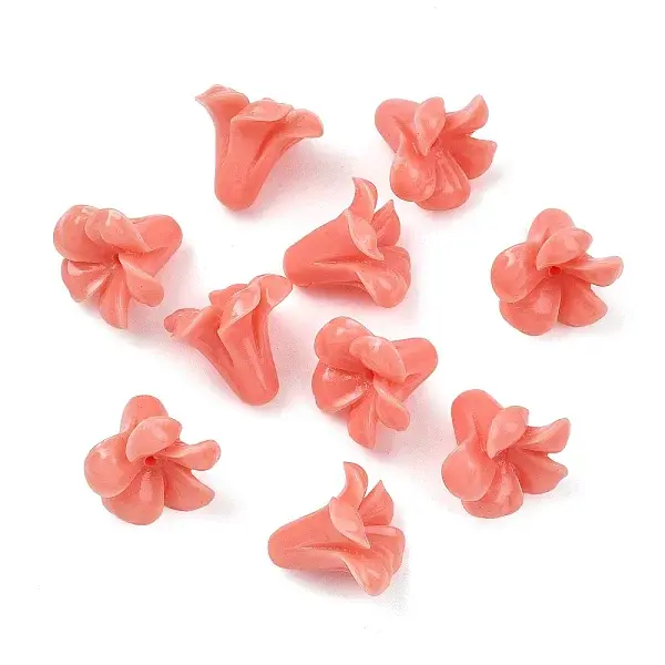 Dyed Synthetic Coral Beads