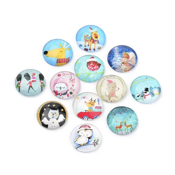 Flatback Glass Cabochons for DIY Projects