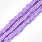 Spray Painted Non-magnetic Synthetic Hematite Beads Strands