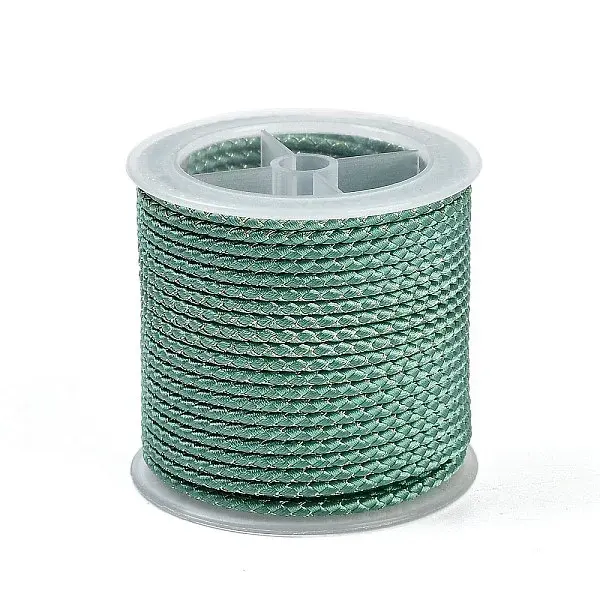 11M Polyester Braided Cord with Cotton Core & Metallic Thread