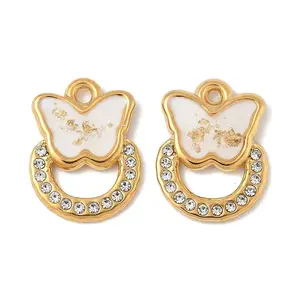 304 Stainless Steel Enamel Pendants