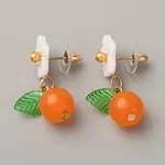 Resin Dangle Stud Earrings