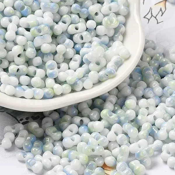 Two Tone Baking Paint Glass Seed Beads