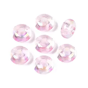 Transparent Acrylic European Beads