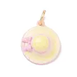Brass Enamel Pendants