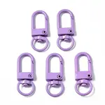 Spray Painted Eco-Friendly Alloy Swivel Snap Hooks Clasps