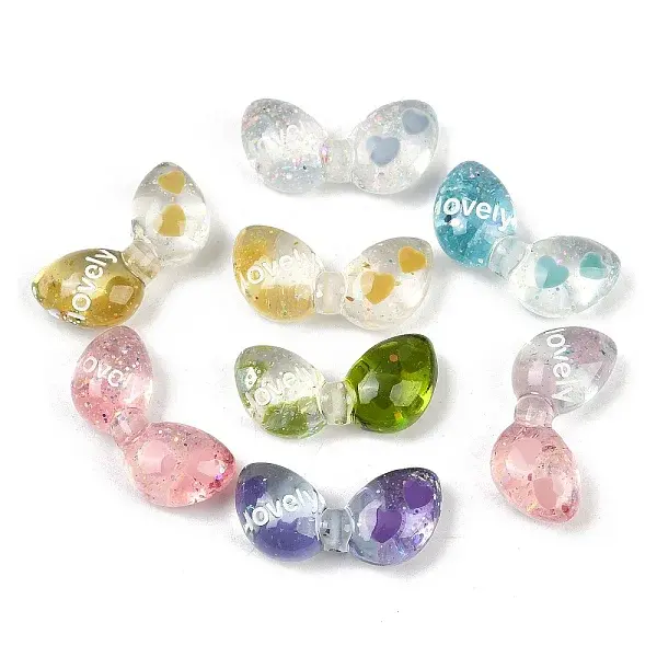 Transparent Resin Enamel Beads