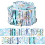 Flower Pattern Cotton Quilting Stripss Fabric