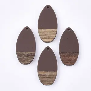 Resin & Walnut Wood Pendants