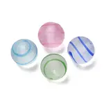 Frosted Handmade Lampwork Beads