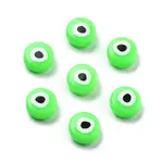 Opaque Printed Acrylic Beads