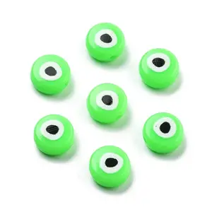 Opaque Printed Acrylic Beads