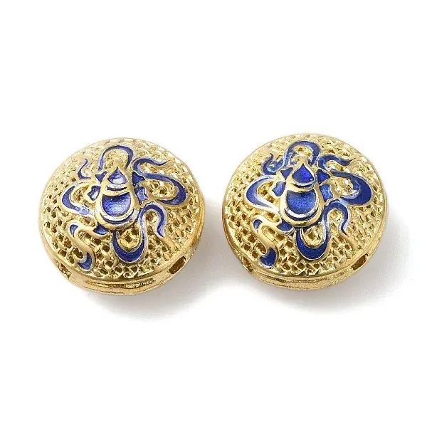 Rack Plating Brass Enamel Beads