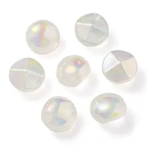 UV Plating Luminous Transparent Acrylic Beads