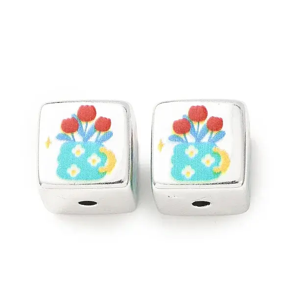 Printed Plating Acrylic Beads